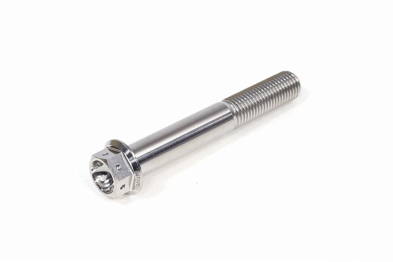 チタン フランジボルト 半ネジ ワイヤリング穴あり M10×P1.25 70mm(L) レーススペック