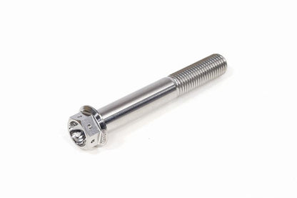 チタン フランジボルト 半ネジ ワイヤリング穴あり M10×P1.25 70mm(L) レーススペック