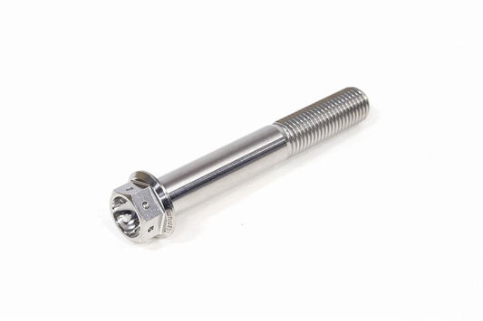 チタン フランジボルト 半ネジ ワイヤリング穴あり M10×P1.25 70mm(L) レーススペック