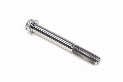 チタン フランジボルト 半ネジ ワイヤリング穴あり M10×P1.25 80mm(L) レーススペック