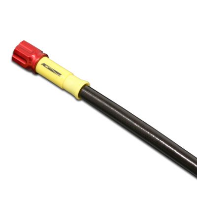 メッシュ ブレーキホース ホース全長 2335mm ユニバーサルホース スモーク レッド