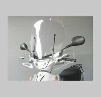 ウインドシールド ナックル一体化 スズキ アドレス V125 バックミラー10ｍｍ対応
