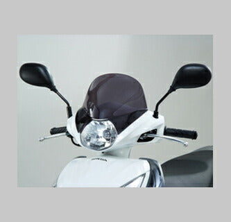 ショートバイザー ホンダ ディオ 110 ブラックスモーク