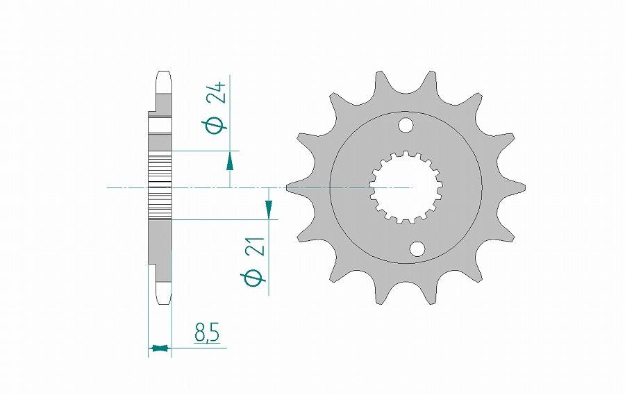 CB400SS スプロケット フロント 520-16 スチール 1枚