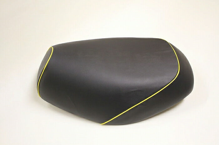 Domestic Seat Cover, Black/Yellow Piping, Slip-on Type, Remote Jog (SA36/39) 4-stroke