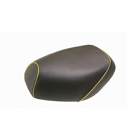 Domestic Seat Cover Black/Yellow Piping Slip-on Type Sepia