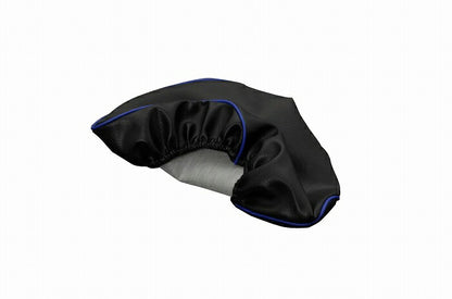 Domestic Seat Cover Black/Blue Piping Recover Type Lead 100 (JF06)
