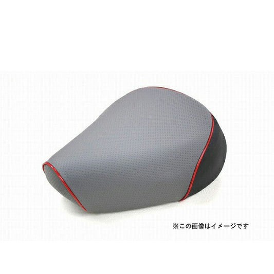 国産 シートカバー エンボスグレー/赤パイピング 張替タイプ グランドアクシス