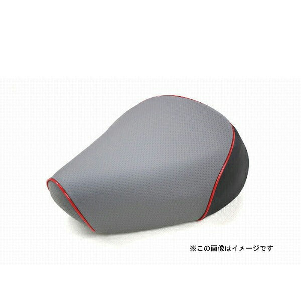 Domestic Seat Cover Embossed Gray/Red Piping Overlay Type Little Cub