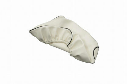 Domestic Seat Cover White/Black Piping Recover Type Address V50 (CF42/44A) 4-stroke