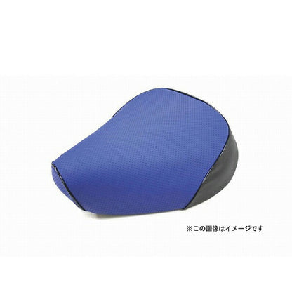 Domestic Seat Cover Embossed Blue/Black Piping Replacement Type Sepia