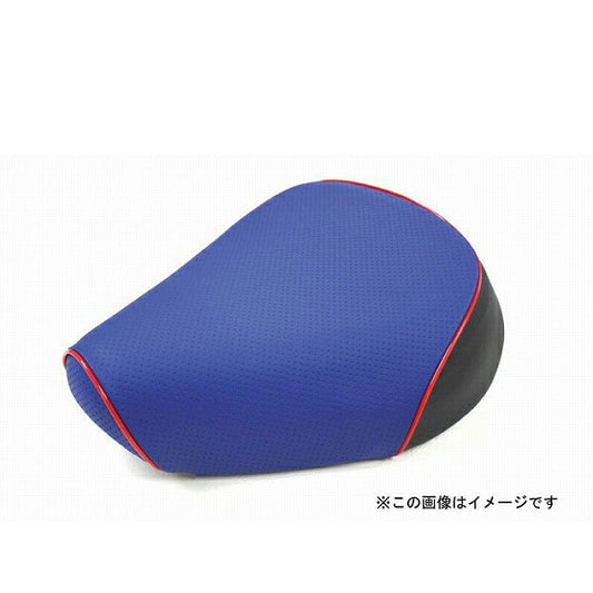国産 シートカバー エンボスブルー/赤パイピング 被せタイプ リトルカブ