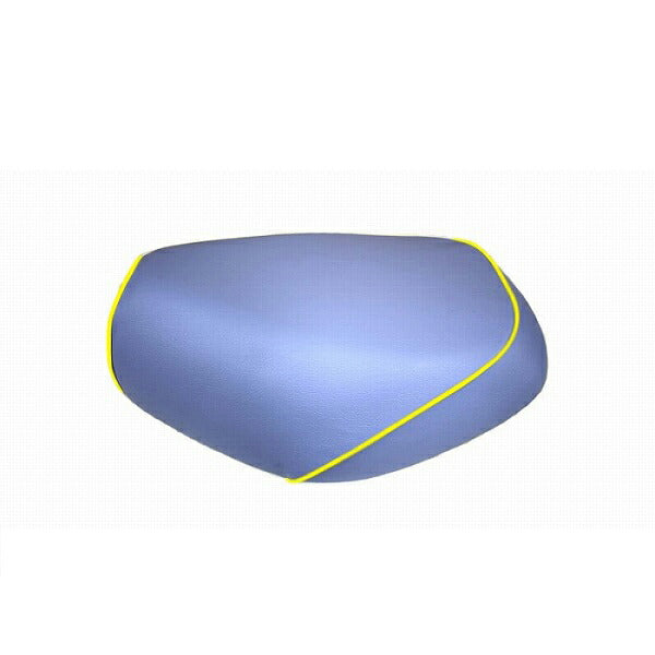 Domestic Seat Cover, Light Blue/Yellow Piping, Slip-on Type, Dio (AF18/25)