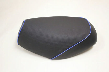 Domestic Seat Cover Embossed Black/Blue Piping Recover Type Dio (AF62)