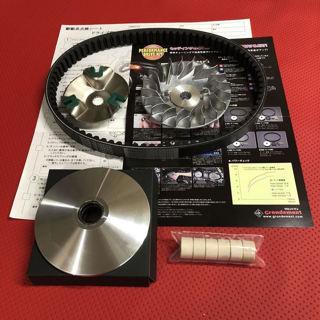 ハイパフォーマンスドライブキット フェイス付き シグナスX125 ビーウィズ125 BWS125