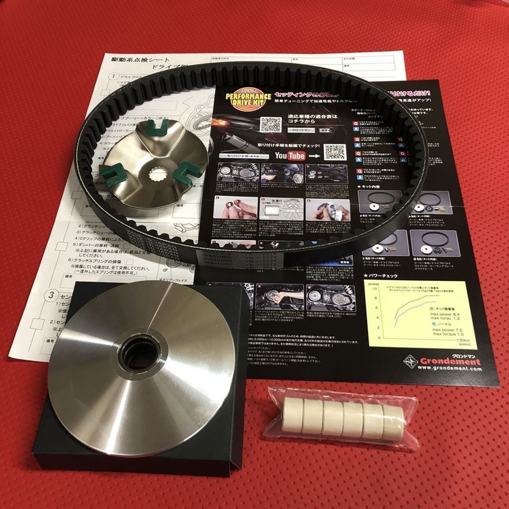 ハイパフォーマンスドライブキット シグナスX125 ビーウィズ125 BWS125