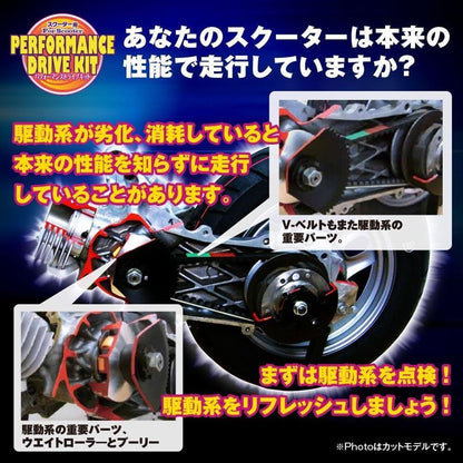 ハイパフォーマンスドライブキット フェイス付き シグナスX125