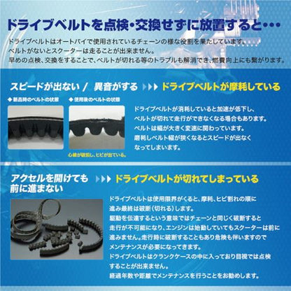 ウエイトローラー/スライドピース/ドライブベルト アドレスV50(4st)