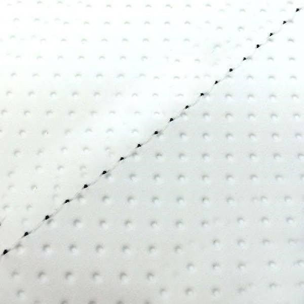 Domestic Seat Cover Embossed White/Clear Stitch Upholstery Type Address V50 (2-stroke)