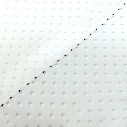 Domestic Seat Cover Embossed White/Clear Stitch Upholstery Type Address V50 (2-stroke)