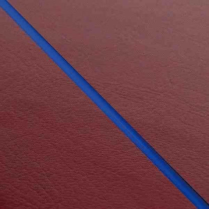 Domestic Seat Cover Wine Red / Blue Piping Recover Type Address V50 (2-stroke)