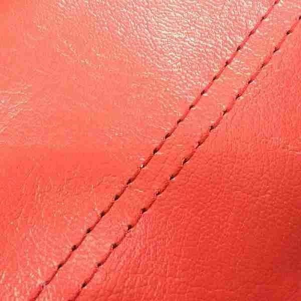 Domestic Seat Cover Red/Red Double Stitch Replacement Type Address V50 (2-stroke)