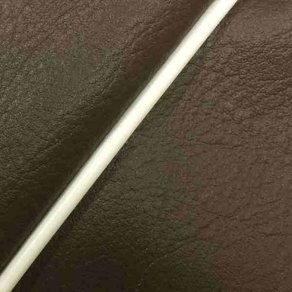 Domestic Seat Cover Dark Brown/White Piping Replacement Type Address V50 (2-stroke)