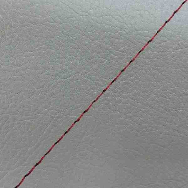 Domestic Seat Cover Dark Gray/Red Stitch Replacement Type Address V50 (2-stroke)