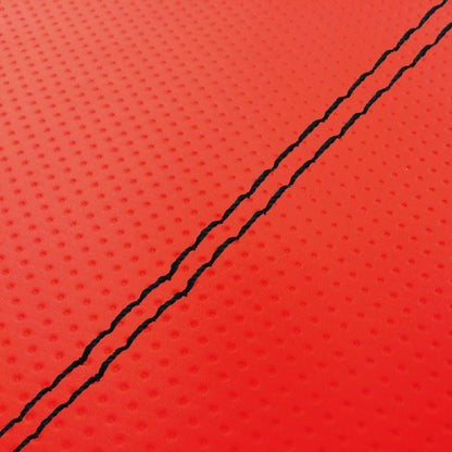 Domestic Seat Cover Fully Embossed Red/Black Double Stitch Replacement Type Balius (ZR250)