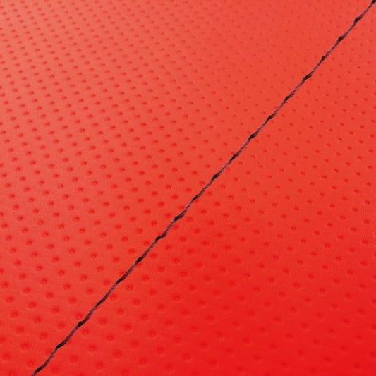 Domestic Seat Cover Full Embossed Red / Red Stitch Reupholstery Type Address 110 (CF11A)