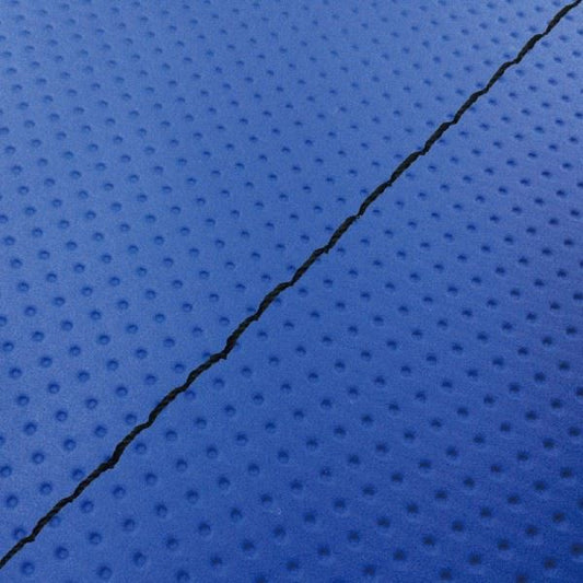 Domestic Seat Cover Full Embossed Blue/Black Stitch Reupholstery Type Address 110 (CF11A)