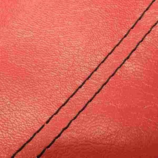 Domestic seat cover, red/black double stitch, re-upholstery type, Address 110 (CF11A)