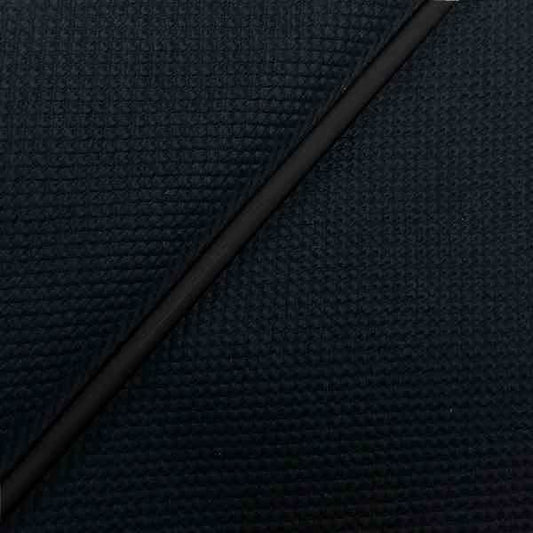 Domestic Seat Cover, "Suberanu" Black / Black Piping, Replacement Type for Address 110 (CF11A)