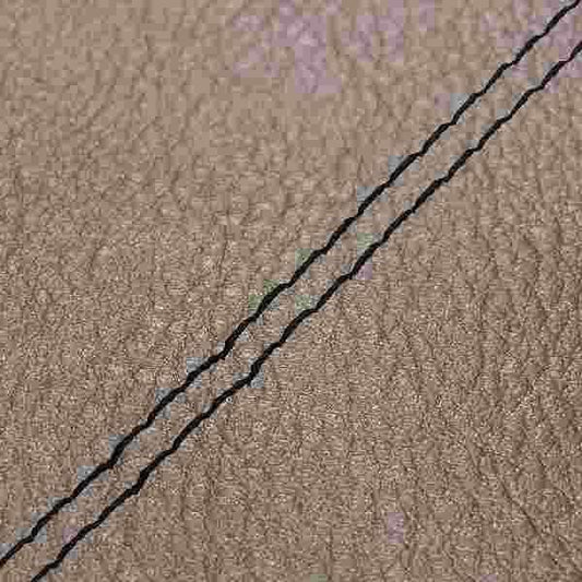 Domestic seat cover, dark brown/black double stitch, replacement type, Address 110 (CF11A)
