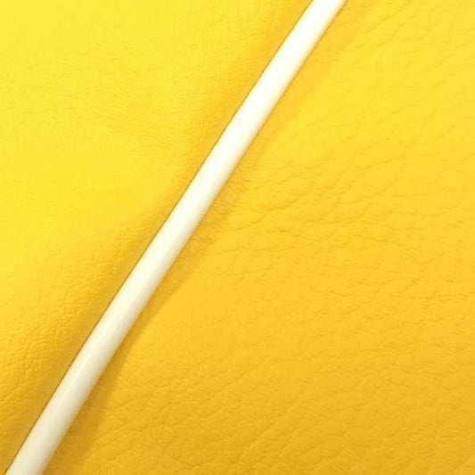 Domestic seat cover, yellow / white piping, re-upholstery type, Address 110 (CF11A)