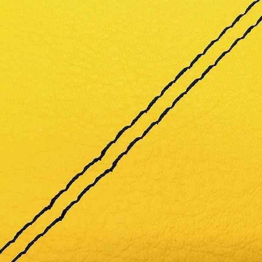 Domestic Seat Cover Yellow/Black Double Stitch Replacement Type Address 110 (CF11A)