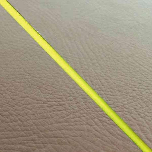 Domestic Seat Cover, Dark Brown/Yellow Piping, Reupholstering Type, Address 110 (CF11A)