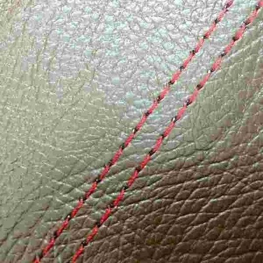 Domestic Seat Cover Brown/Red Double Stitch Replacement Type Address 110 (CF11A)