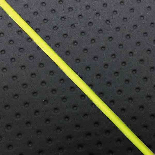 Domestic Seat Cover Embossed Black / Yellow Piping Reupholstery Type for Address 110 (CF11A)