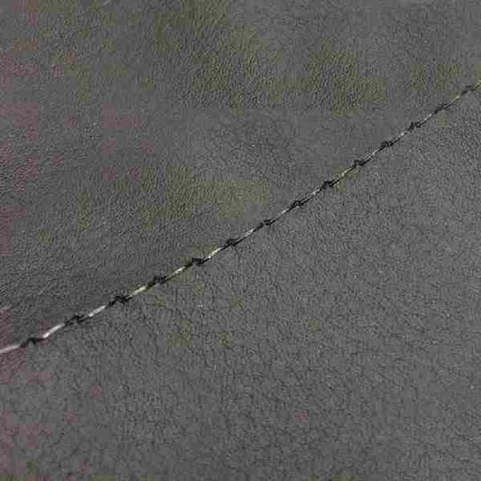 Domestic Seat Cover, Black/Clear Stitch, Replacement Type, Sepia