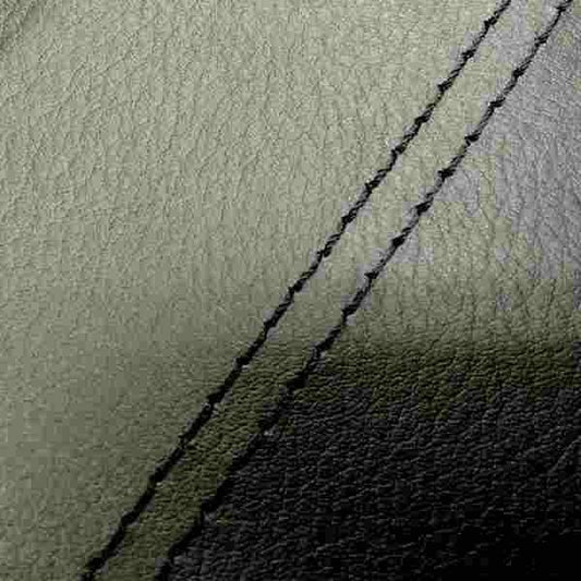 Domestic Seat Cover Black/Black Double Stitch Replacement Type Sepia