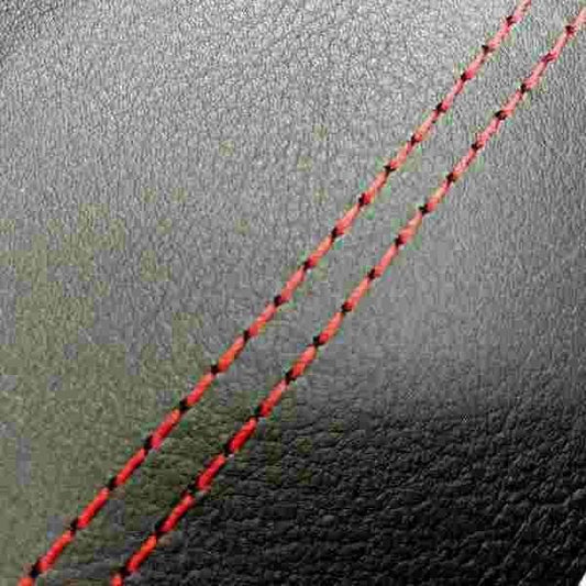 Domestic Seat Cover - Black/Red Double Stitch - Reupholstery Type - Sepia