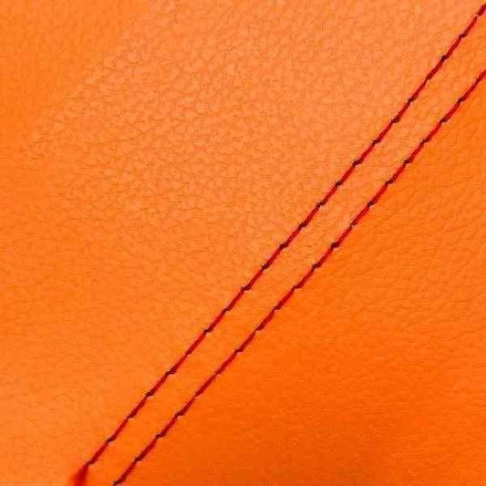 Domestic Seat Cover Orange/Red Double Stitch Reupholstery Type Sepia