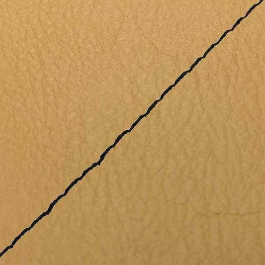 Domestic Seat Cover, Ocher/Black Stitch, Reupholstering Type, Sepia