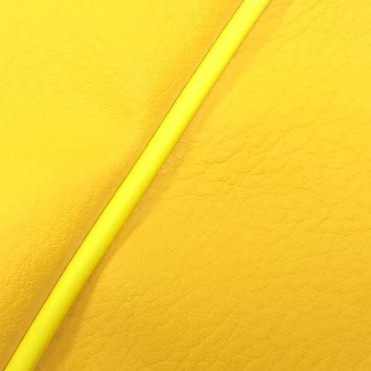 Domestic Seat Cover - Yellow/Yellow Piping - Reupholstery Type - Sepia