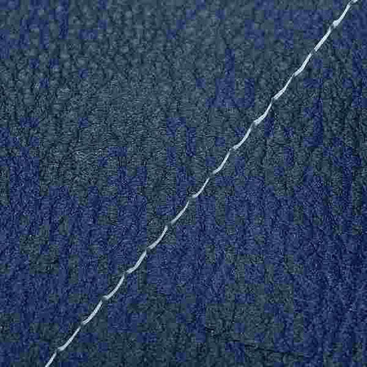 Domestic Seat Cover, Navy/Clear Stitch, Replacement Type, Sepia