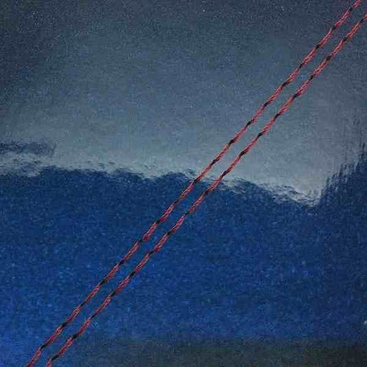 Domestic Seat Cover Enamel Blue/Red Double Stitch Replacement Type Sepia