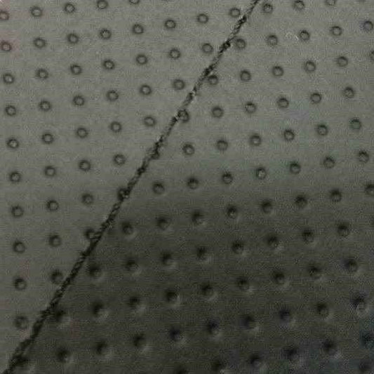 Domestic Seat Cover Embossed (Black)/Black Stitch Reupholstery Type Sepia