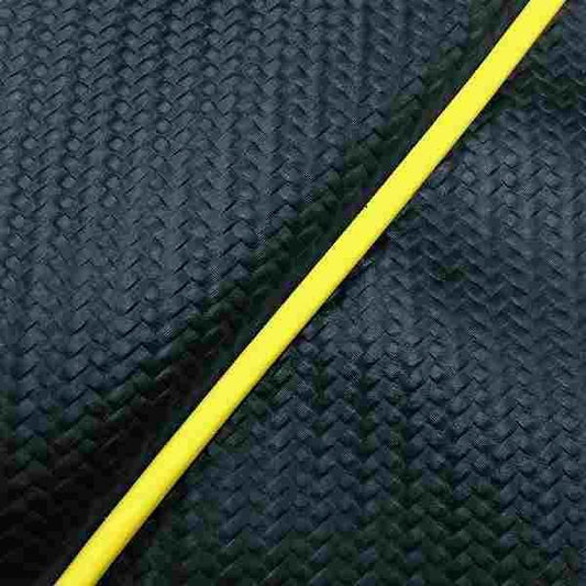 Domestic Seat Cover Carbon Black / Yellow Piping Reupholstery Type for Sooner 50SS/Z/100ZZ