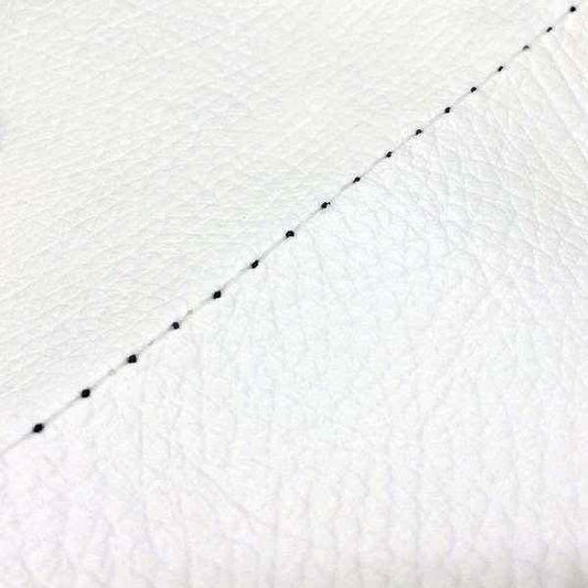 Domestic Seat Cover White/Clear Stitch Reupholstery Type Sooner 50SS/Z/100ZZ